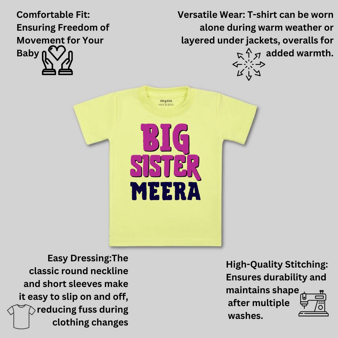 Arvesa Big Sister Baby Boy & Girl Dress
