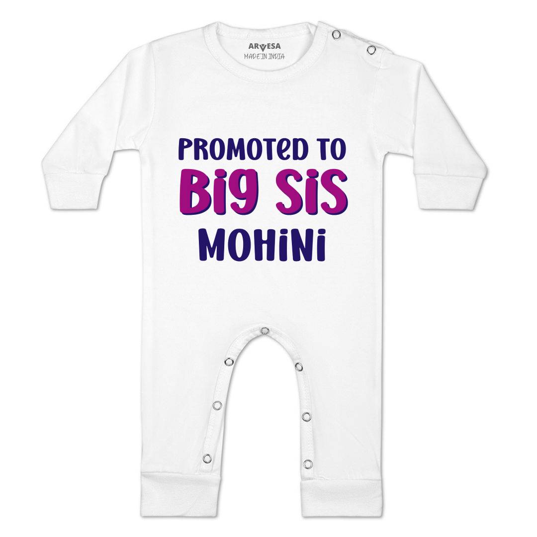 Arvesa Promoted To Big Sis Baby Boy & Girl Dress