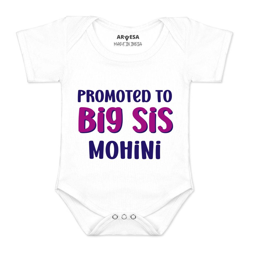 Arvesa Promoted To Big Sis Baby Boy & Girl Dress