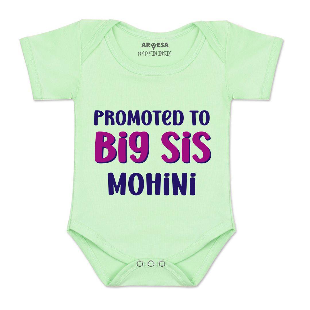 Arvesa Promoted To Big Sis Baby Boy & Girl Dress