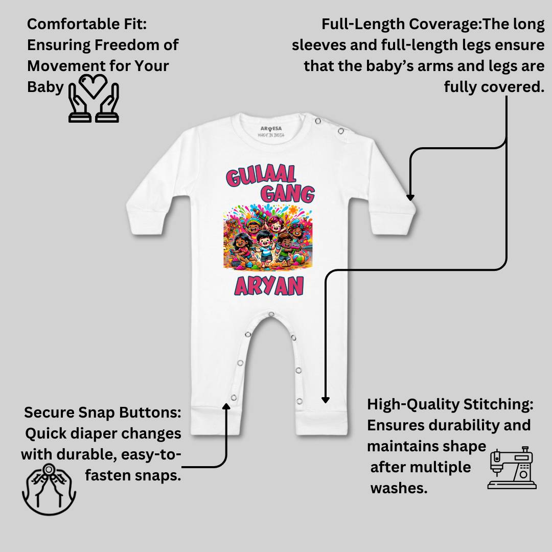 Arvesa Gulaal Gang  Baby Boy & Girl Dress