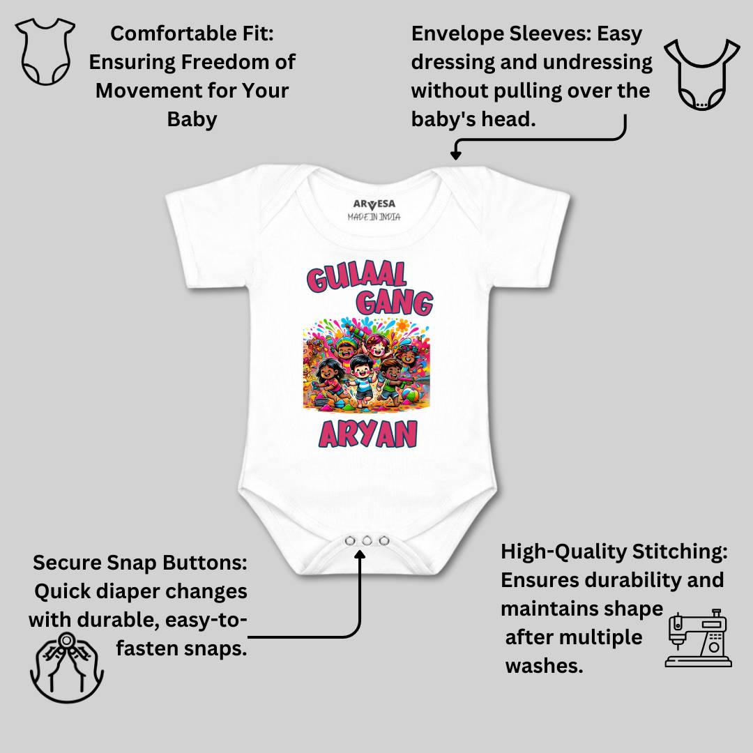 Arvesa Gulaal Gang  Baby Boy & Girl Dress