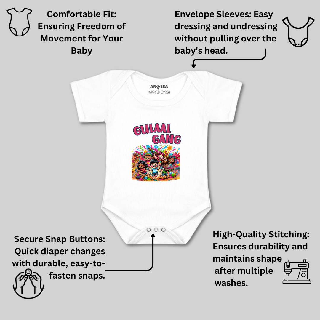 Arvesa Design-1546 Holi My First Baby Boy and Baby Girl Dress .
