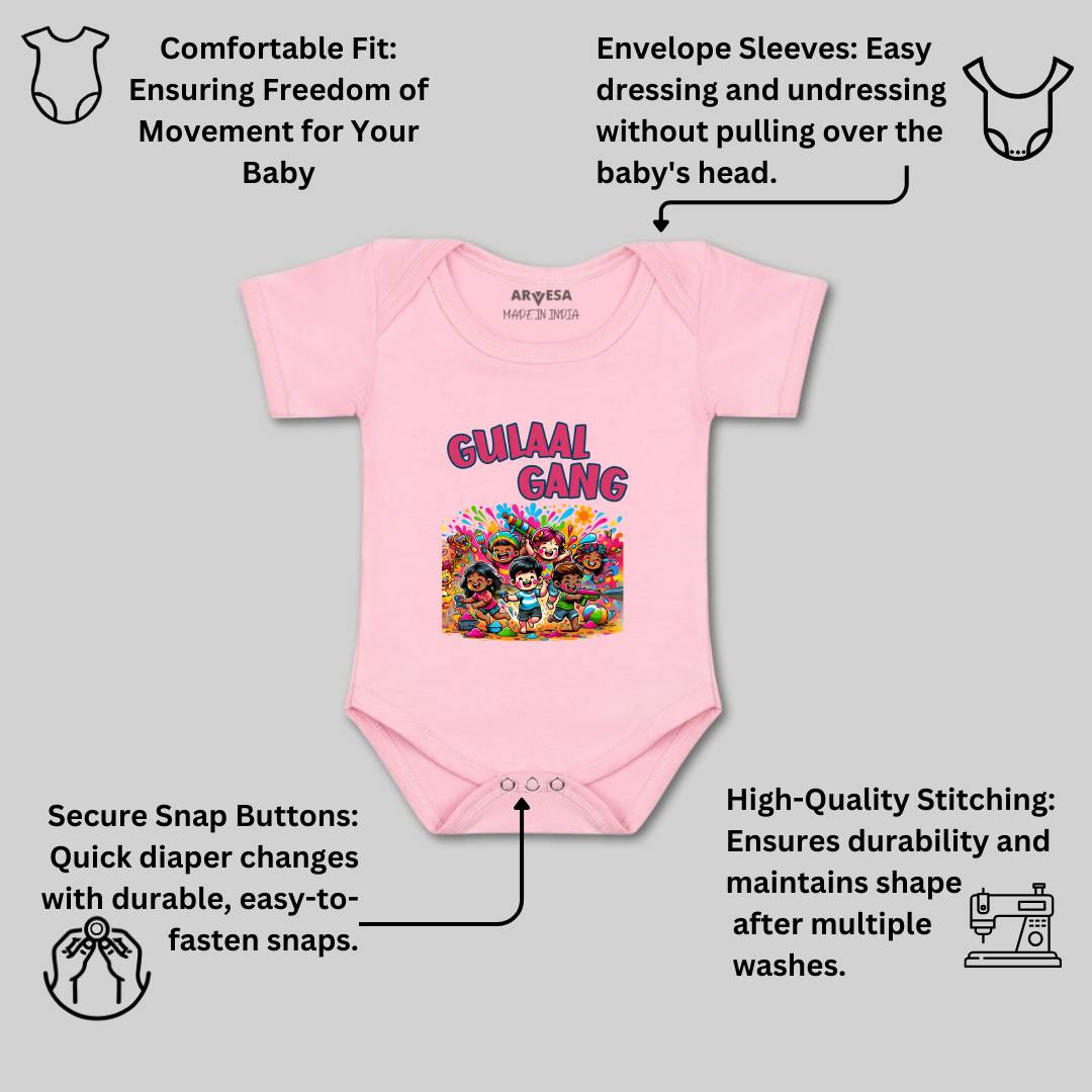 Arvesa Design-1546 Holi My First Baby Boy and Baby Girl Dress .