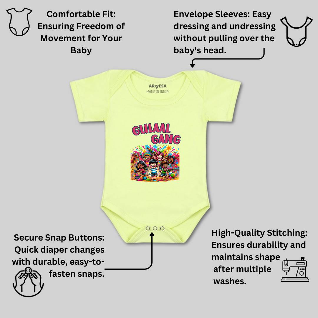 Arvesa Design-1546 Holi My First Baby Boy and Baby Girl Dress .