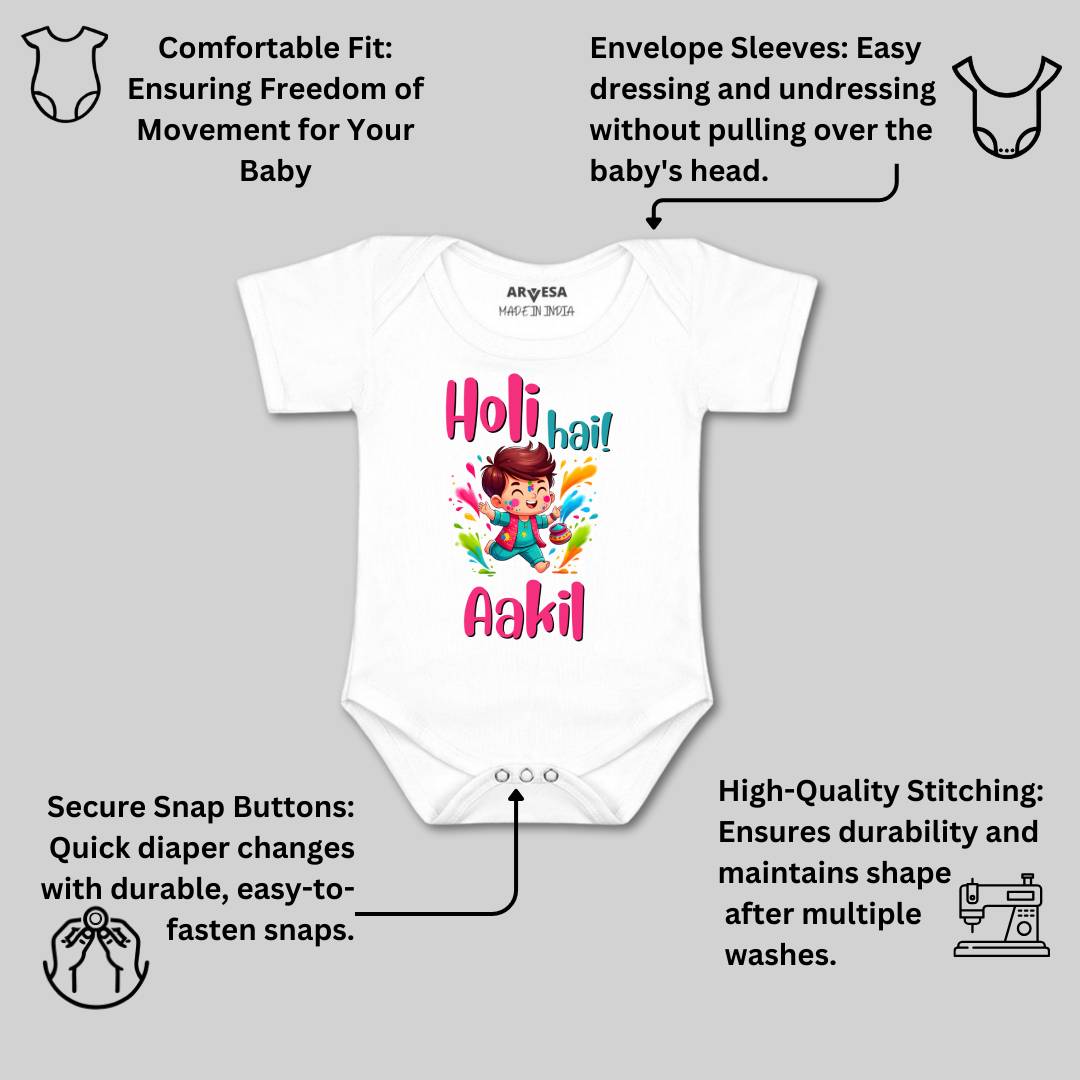 Arvesa Holi Hai  Baby Boy & Girl Dress