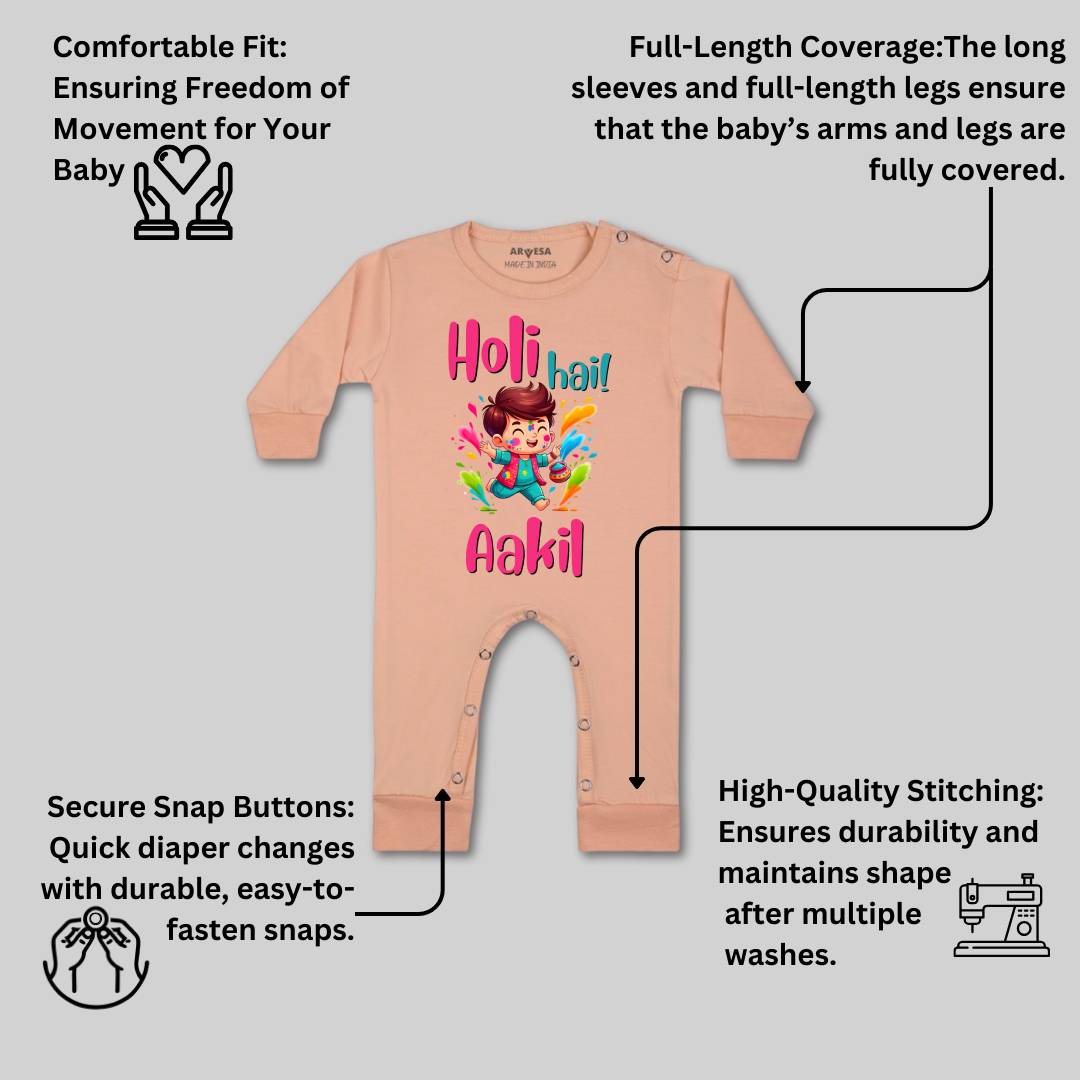 Arvesa Holi Hai  Baby Boy & Girl Dress