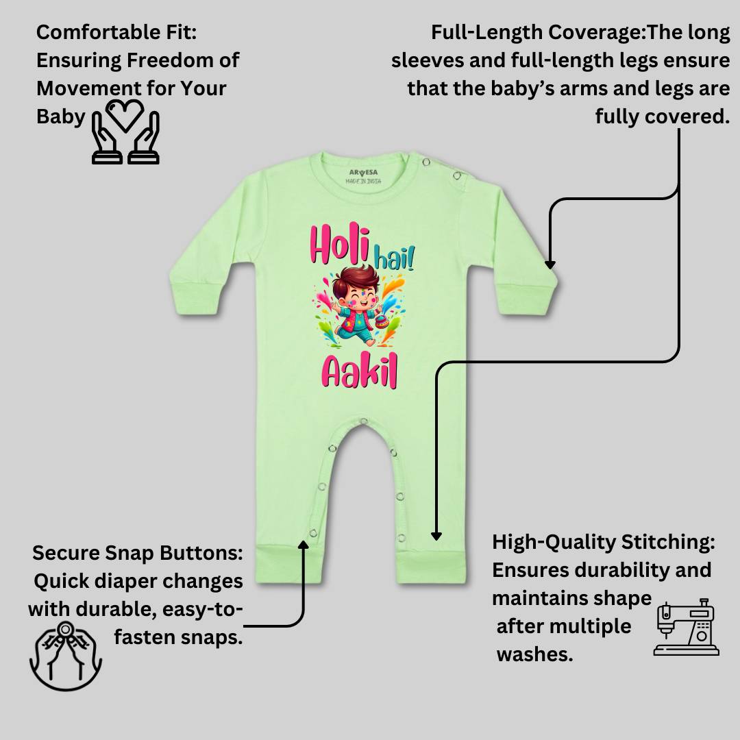 Arvesa Holi Hai  Baby Boy & Girl Dress