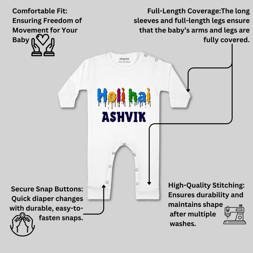 Arvesa Holi Hai  Baby Boy & Girl Dress