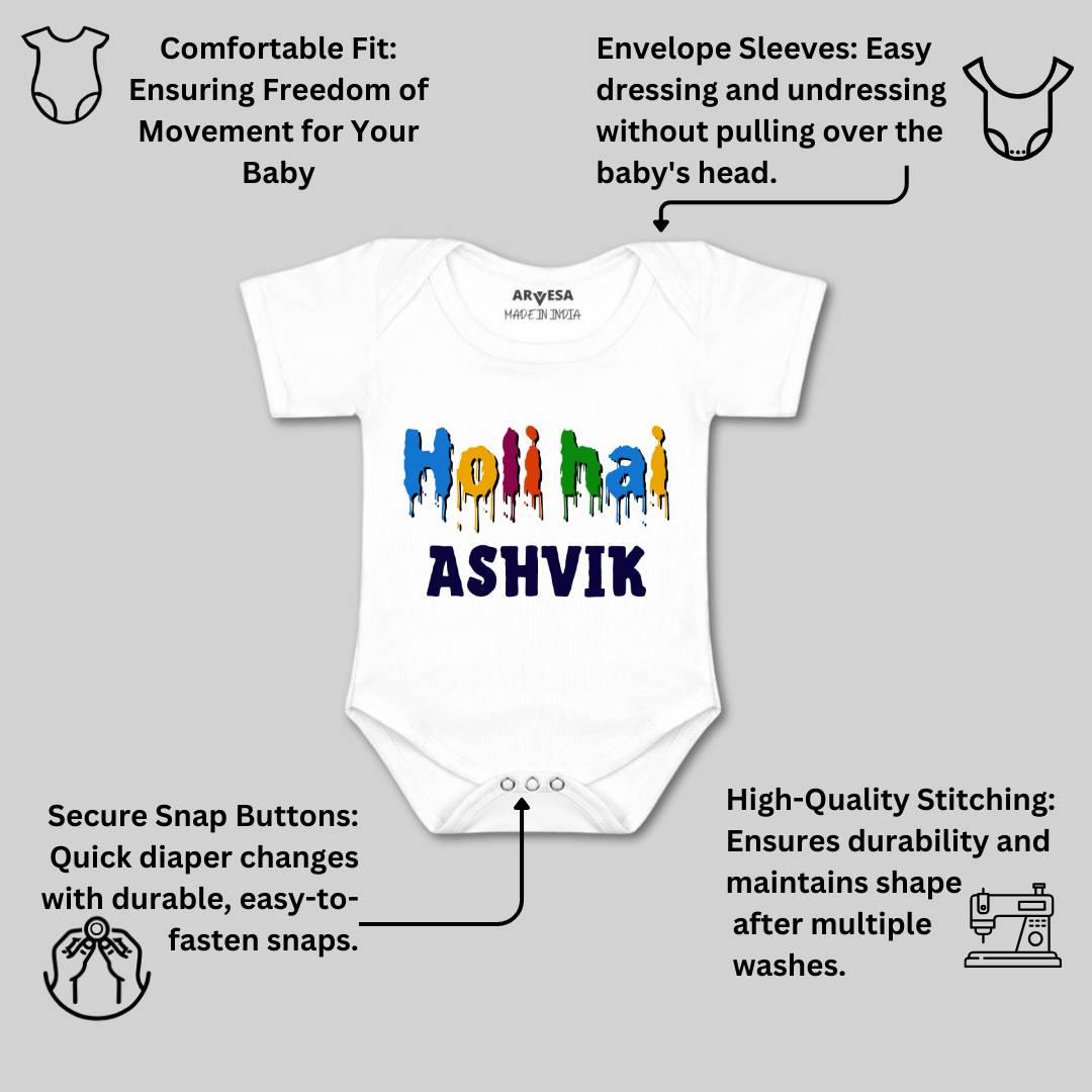 Arvesa Holi Hai  Baby Boy & Girl Dress