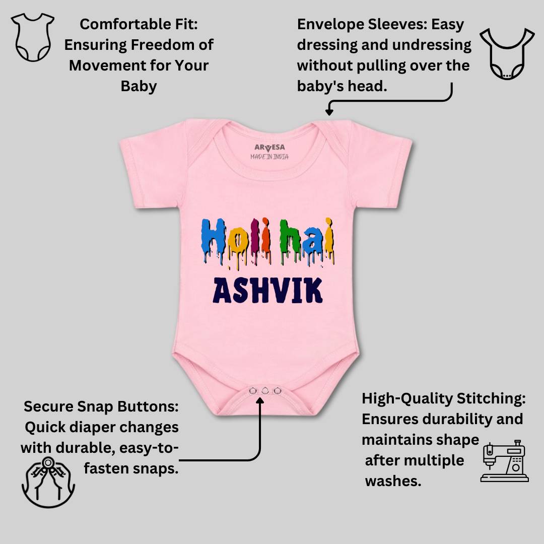 Arvesa Holi Hai  Baby Boy & Girl Dress