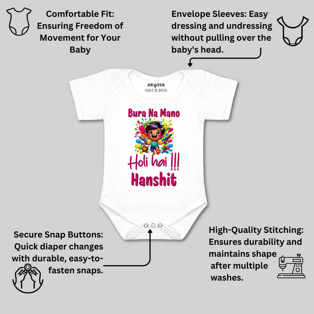 Arvesa Holi Hai  Baby Boy & Girl Dress