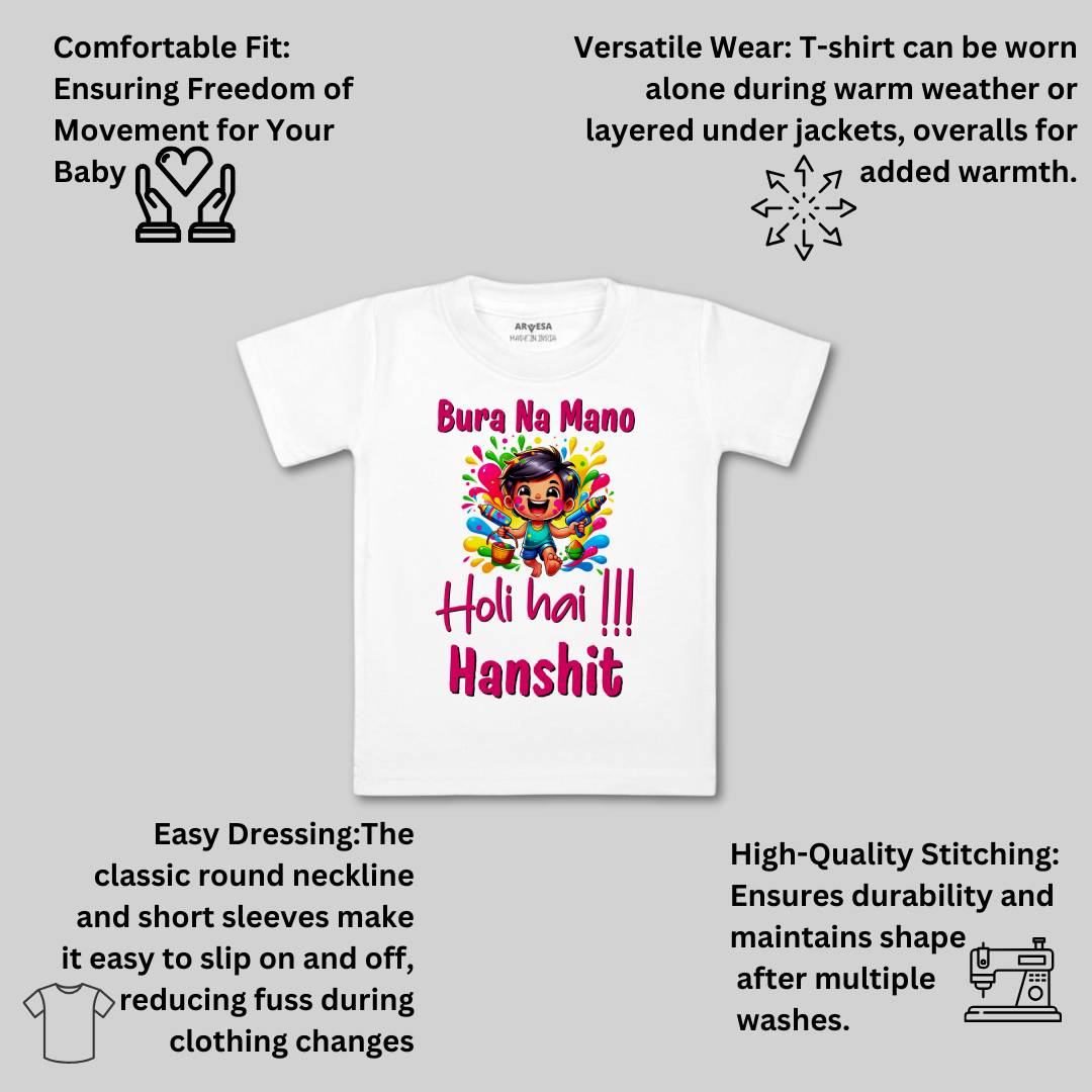 Arvesa Holi Hai  Baby Boy & Girl Dress