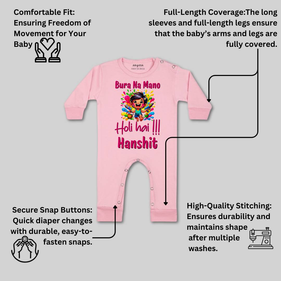Arvesa Holi Hai  Baby Boy & Girl Dress