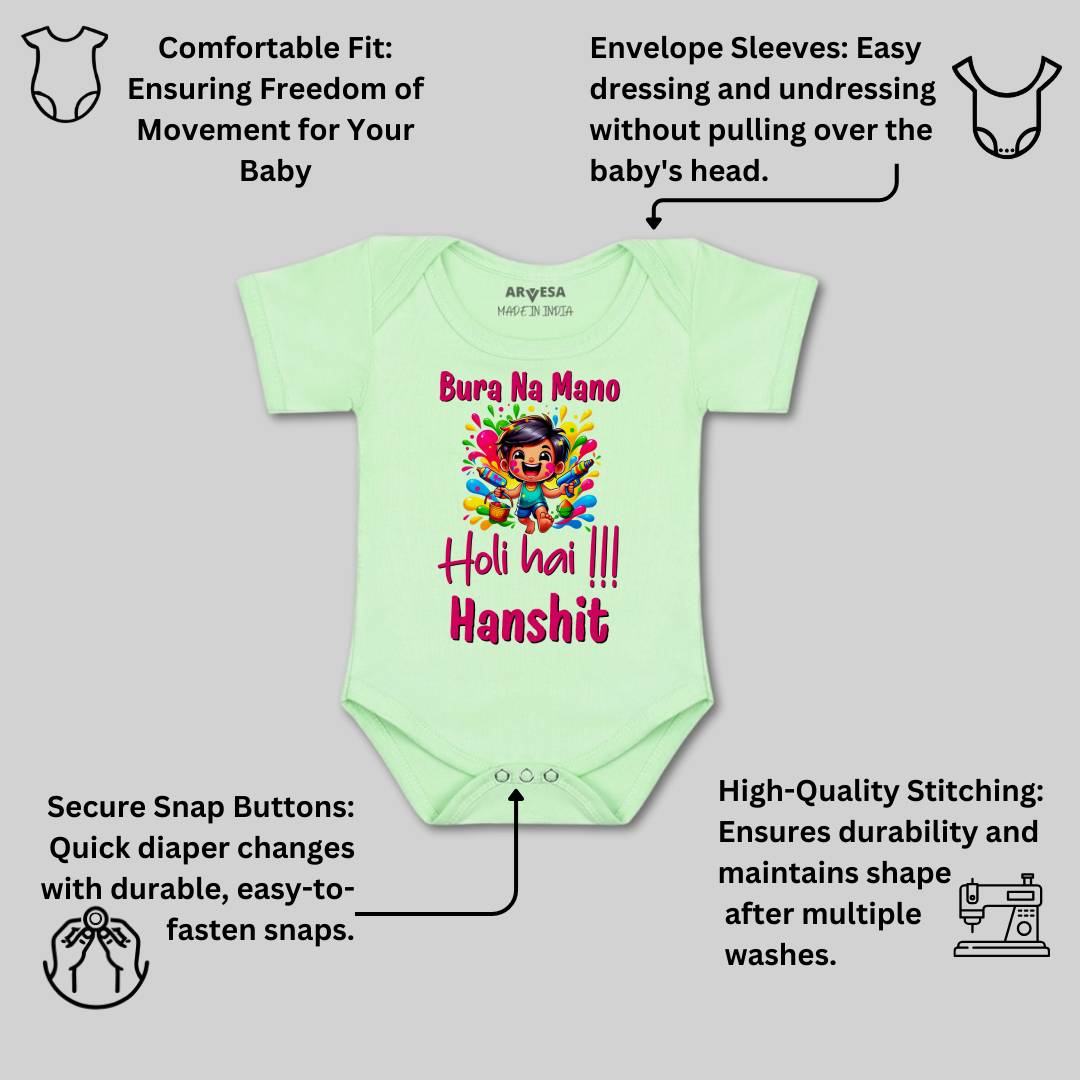 Arvesa Holi Hai  Baby Boy & Girl Dress