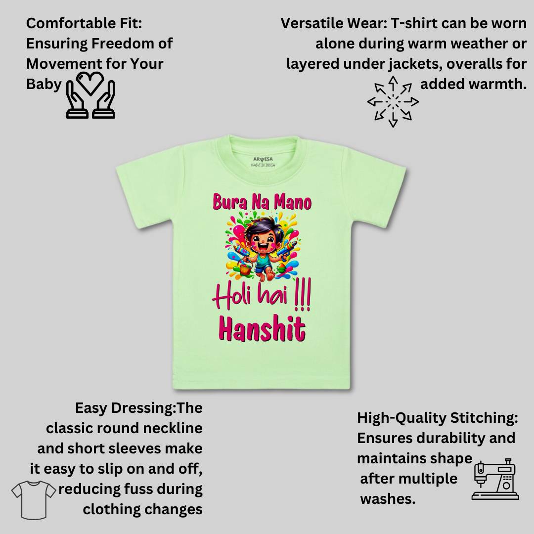Arvesa Holi Hai  Baby Boy & Girl Dress