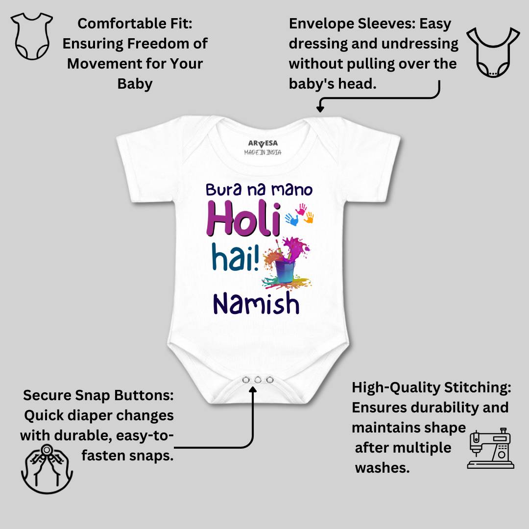 Arvesa Holi Hai  Baby Boy & Girl Dress