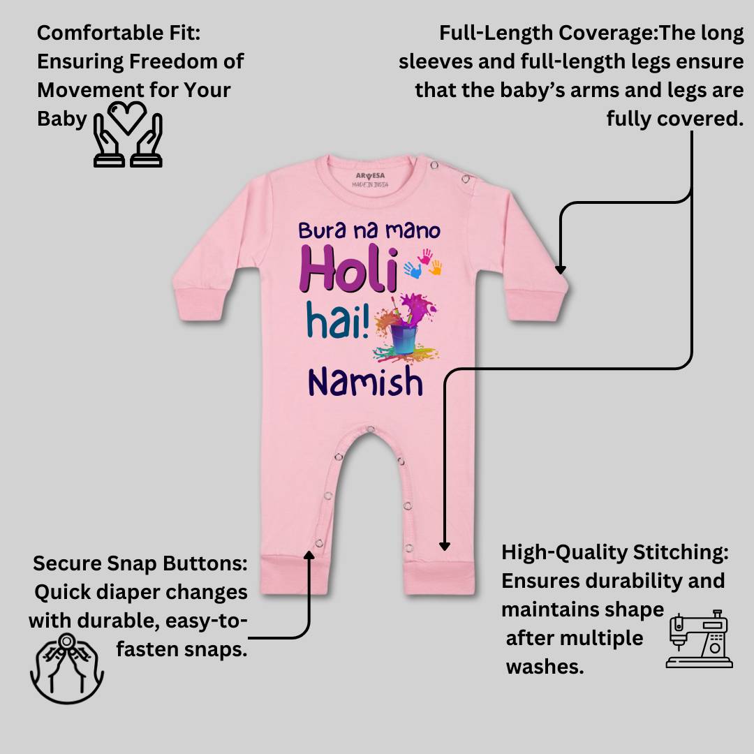 Arvesa Holi Hai  Baby Boy & Girl Dress