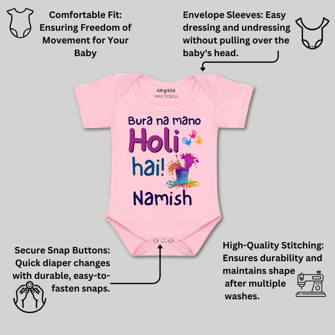 Arvesa Holi Hai  Baby Boy & Girl Dress