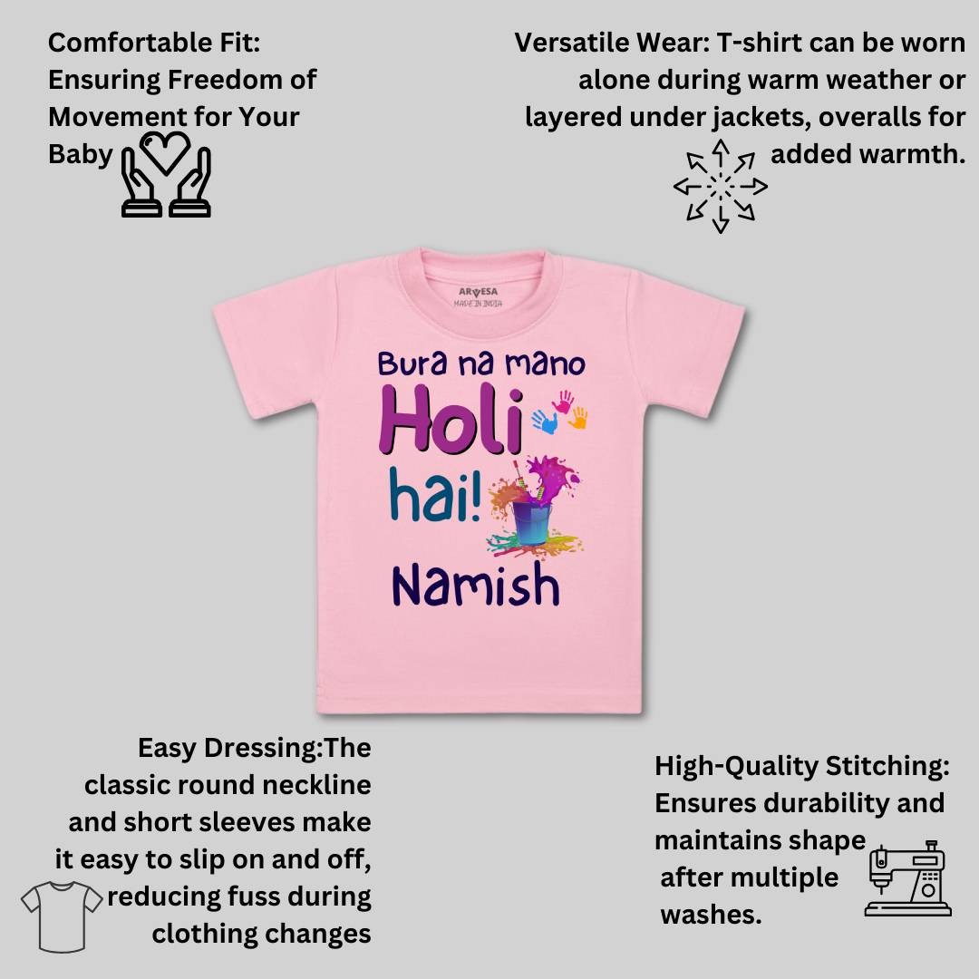 Arvesa Holi Hai  Baby Boy & Girl Dress