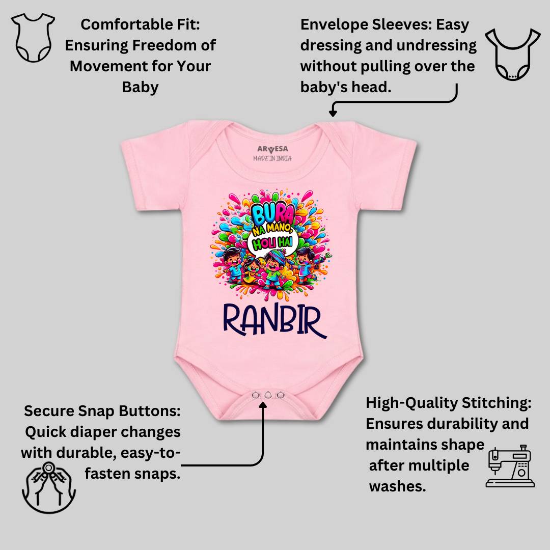 Arvesa Holi Hai  Baby Boy & Girl Dress
