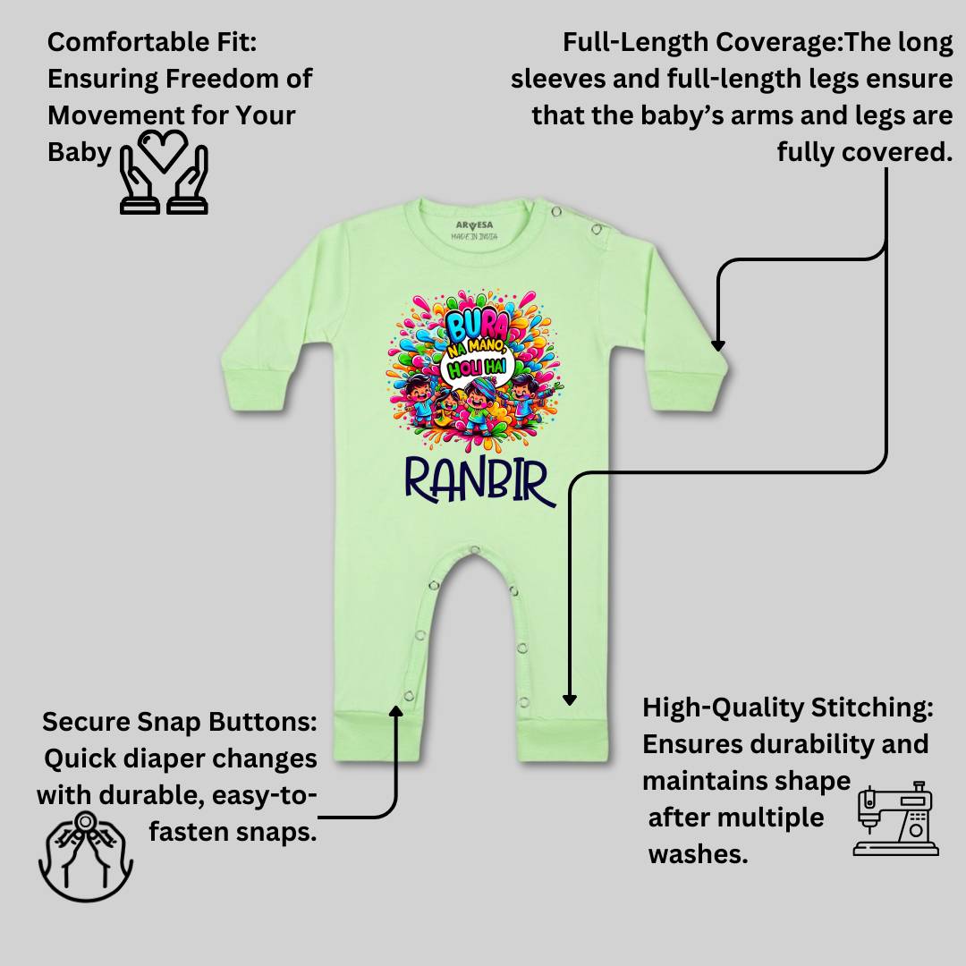 Arvesa Holi Hai  Baby Boy & Girl Dress