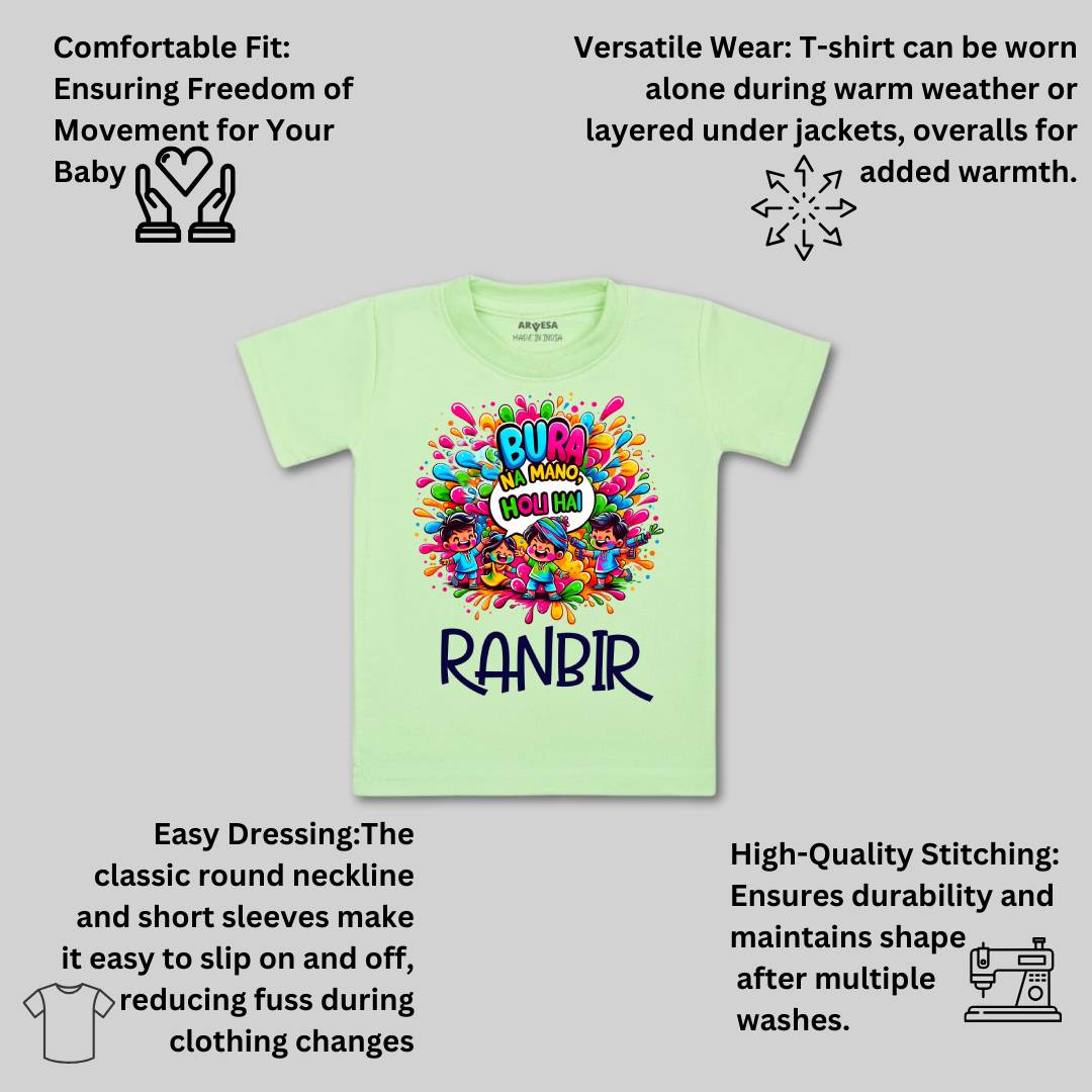 Arvesa Holi Hai  Baby Boy & Girl Dress