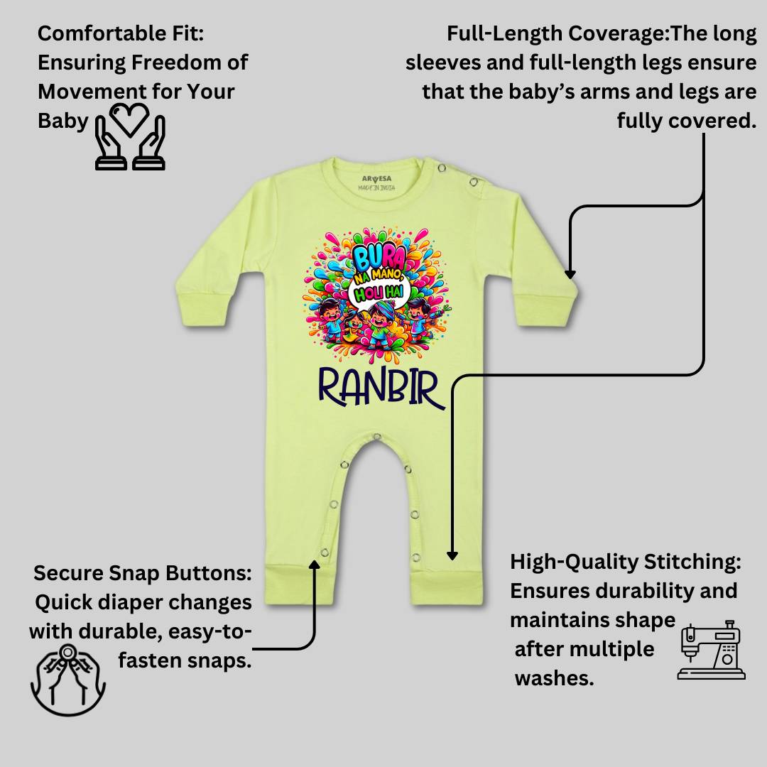 Arvesa Holi Hai  Baby Boy & Girl Dress