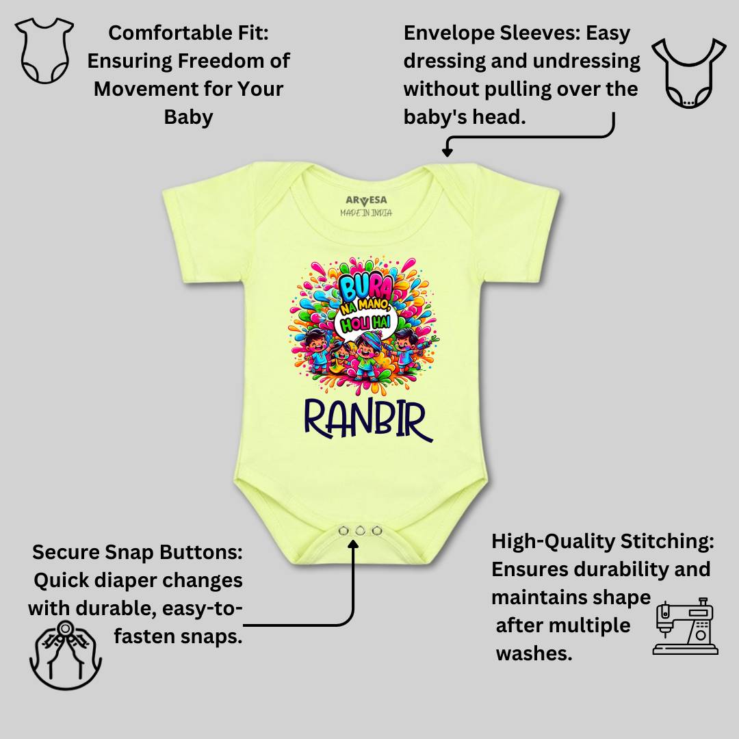 Arvesa Holi Hai  Baby Boy & Girl Dress