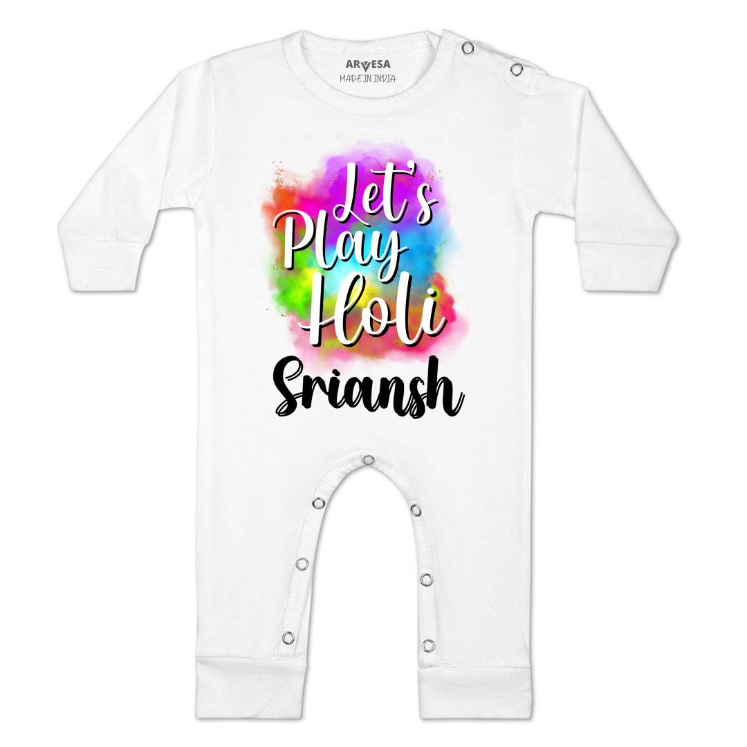 Arvesa Lets Play Holi  Baby Boy & Girl Dress