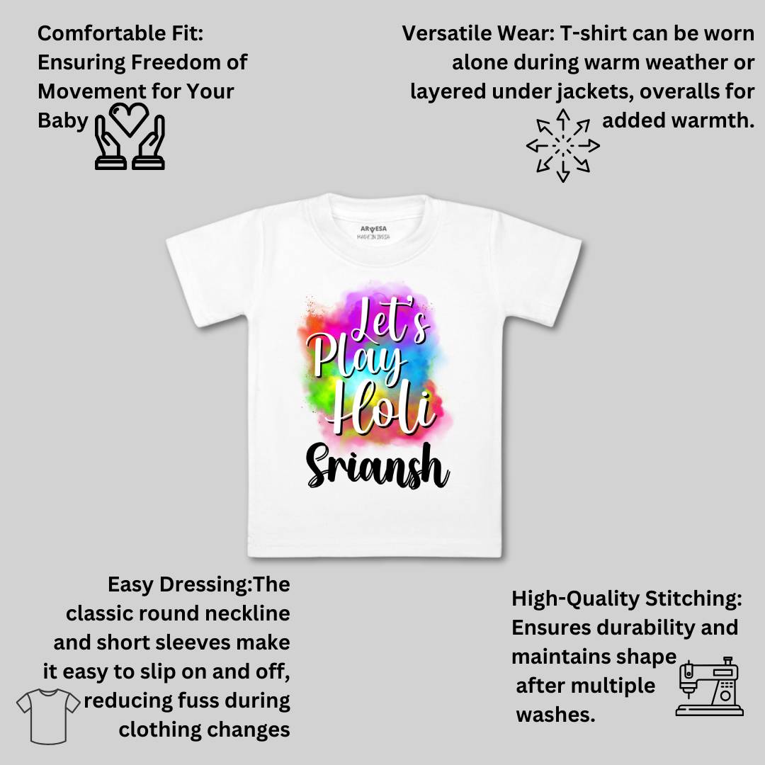 Arvesa Lets Play Holi  Baby Boy & Girl Dress