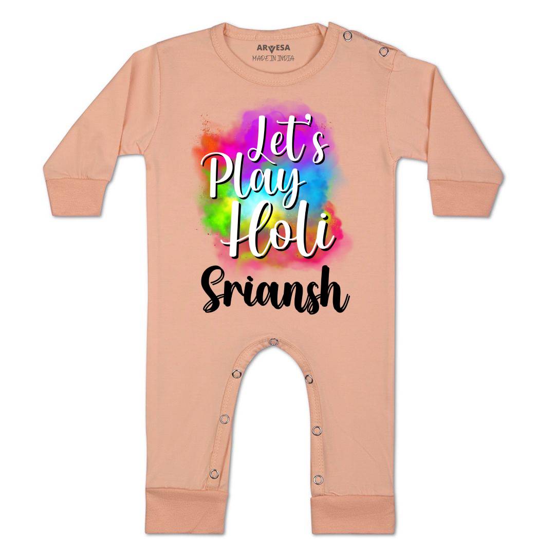 Arvesa Lets Play Holi  Baby Boy & Girl Dress