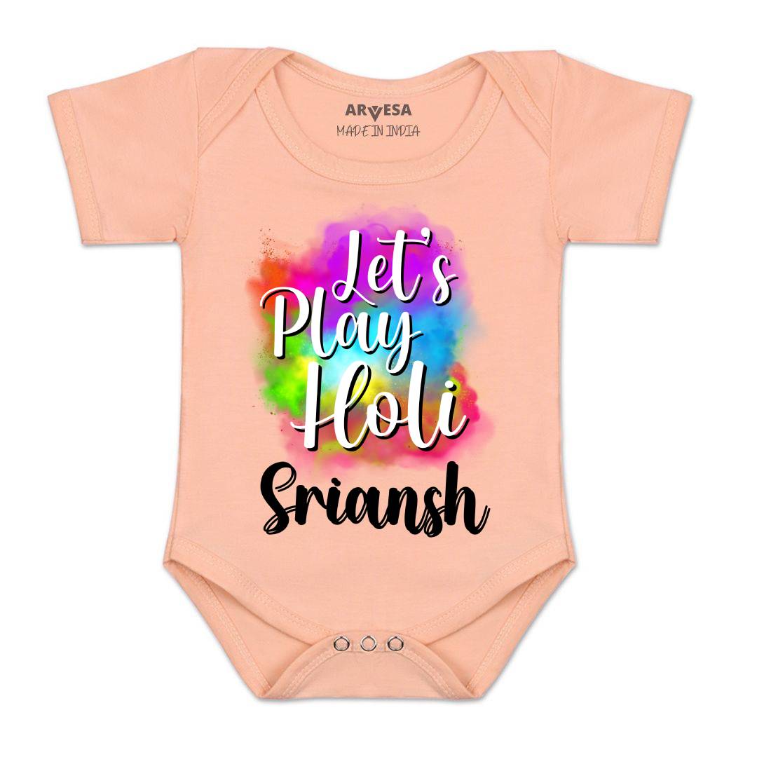 Arvesa Lets Play Holi  Baby Boy & Girl Dress
