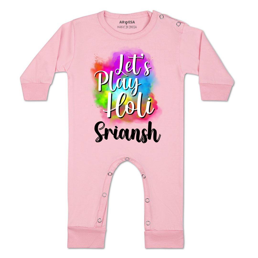 Arvesa Lets Play Holi  Baby Boy & Girl Dress