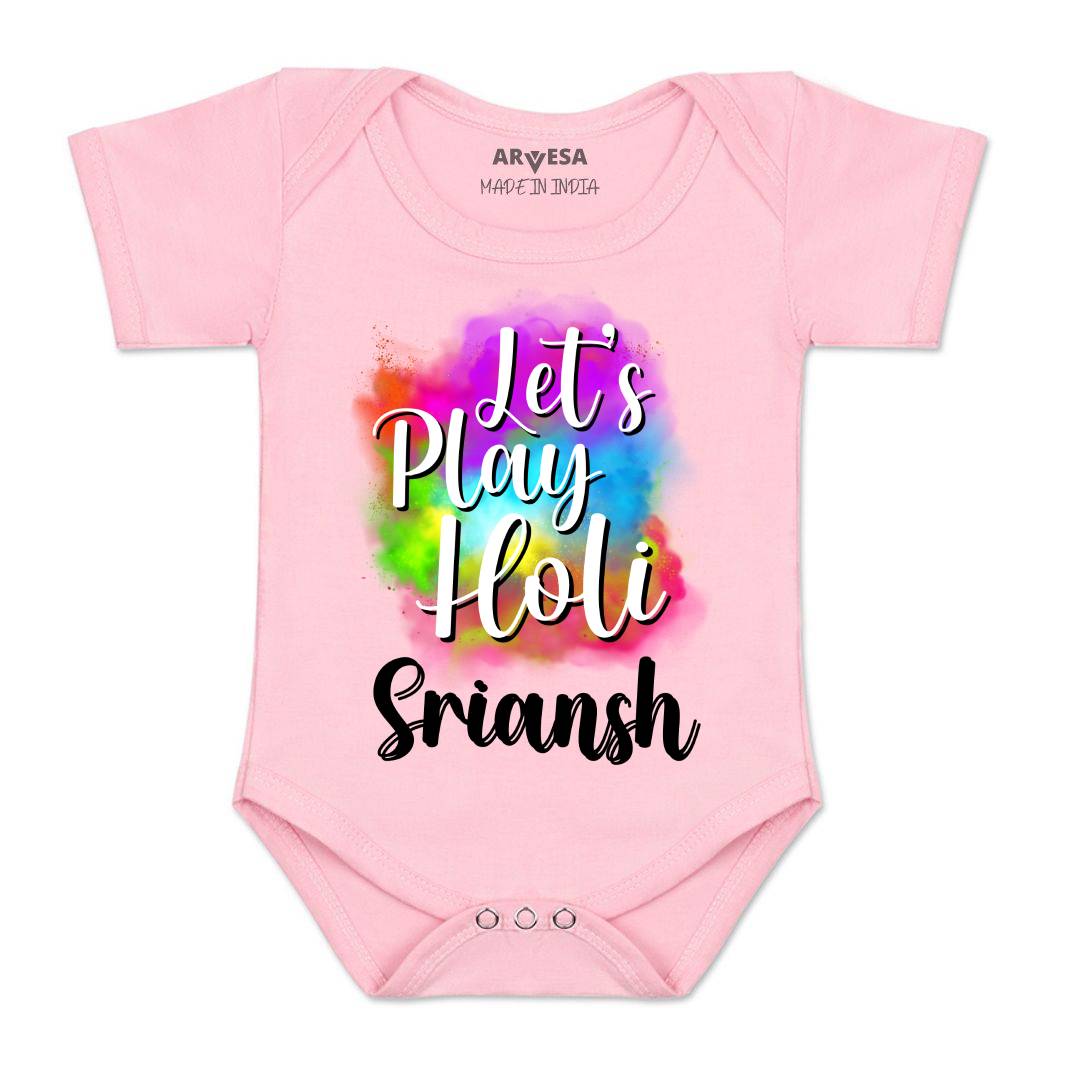 Arvesa Lets Play Holi  Baby Boy & Girl Dress
