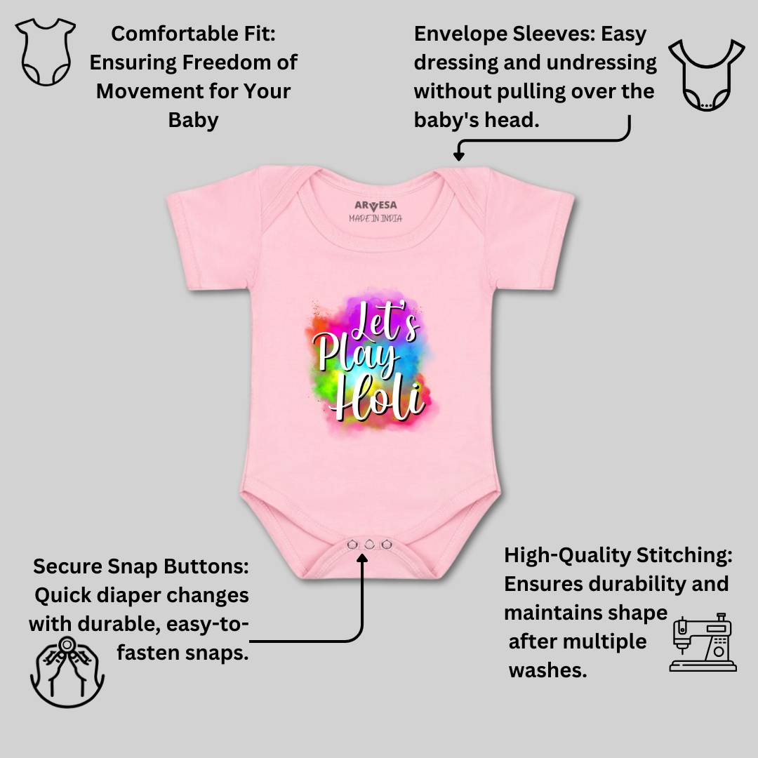Arvesa Design-1558 Holi My First Baby Boy and Baby Girl Dress .