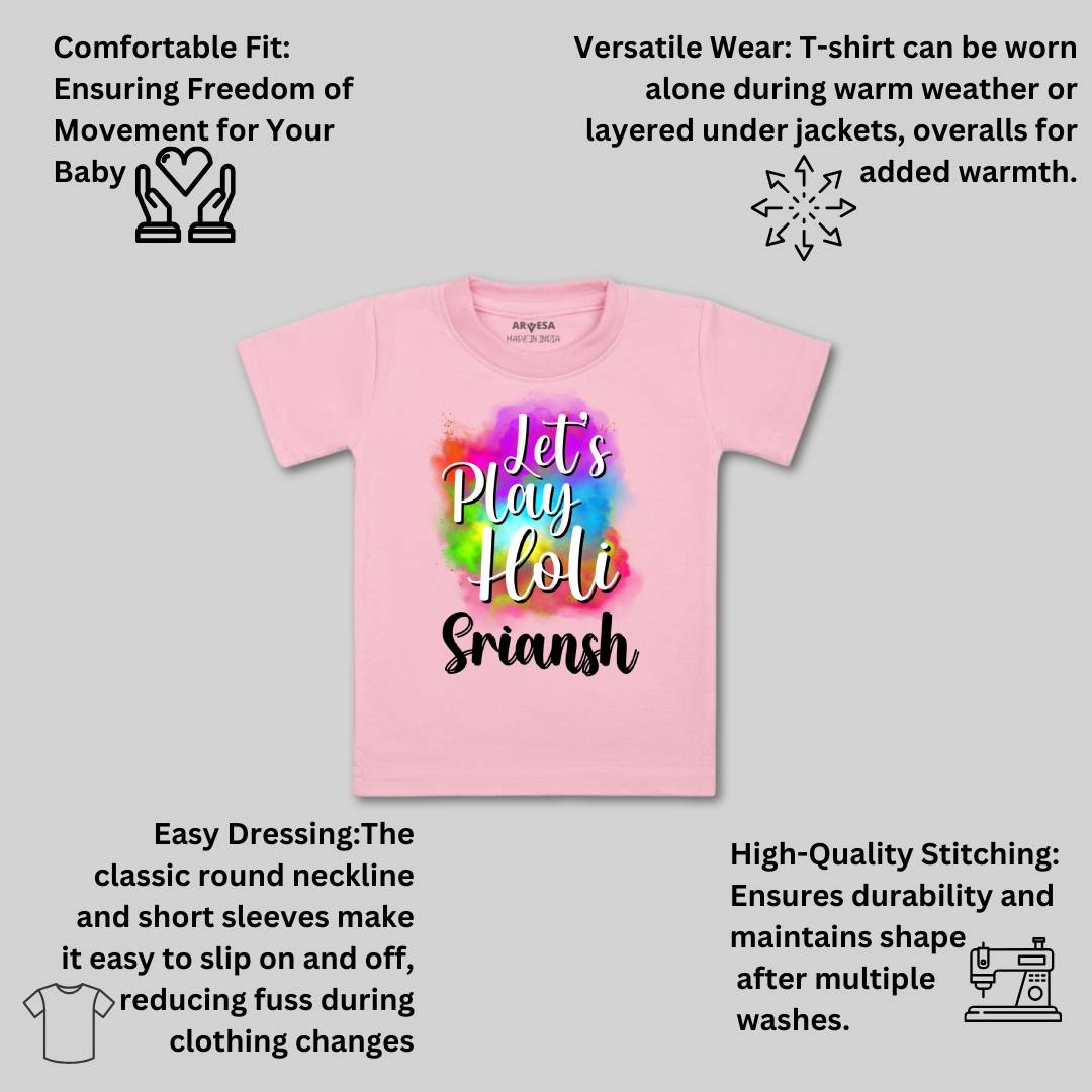 Arvesa Lets Play Holi  Baby Boy & Girl Dress