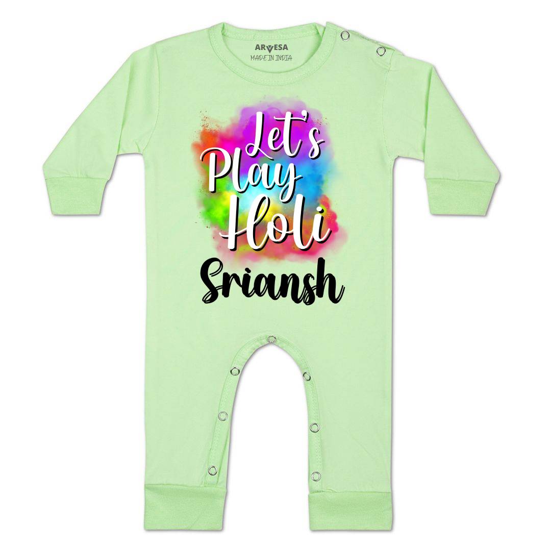 Arvesa Lets Play Holi  Baby Boy & Girl Dress