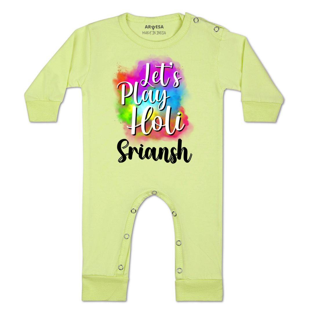 Arvesa Lets Play Holi  Baby Boy & Girl Dress
