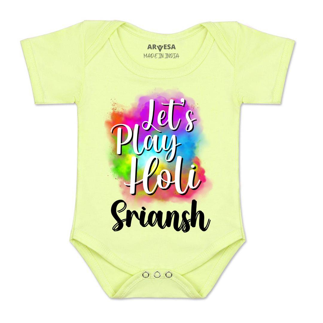 Arvesa Lets Play Holi  Baby Boy & Girl Dress