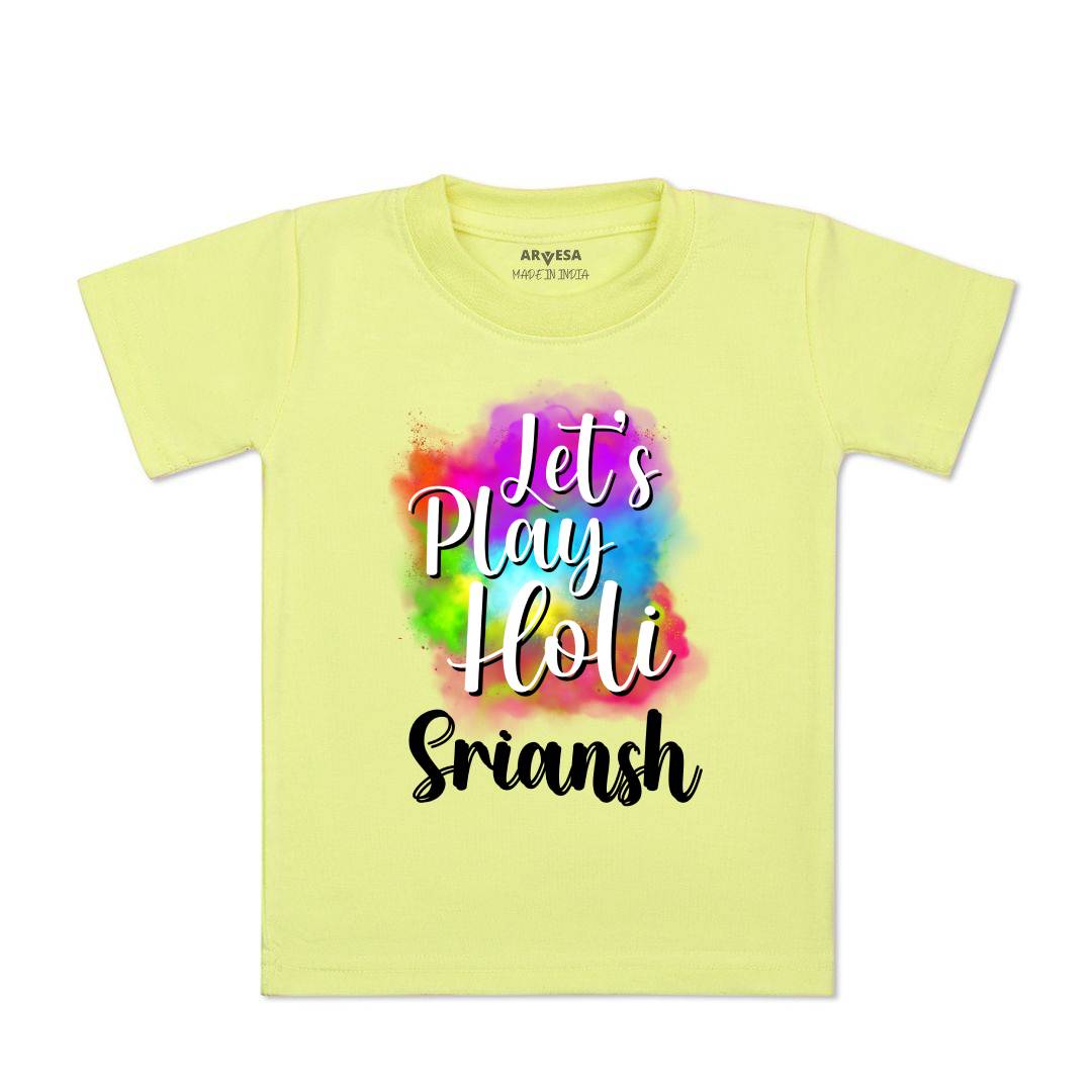 Arvesa Lets Play Holi  Baby Boy & Girl Dress