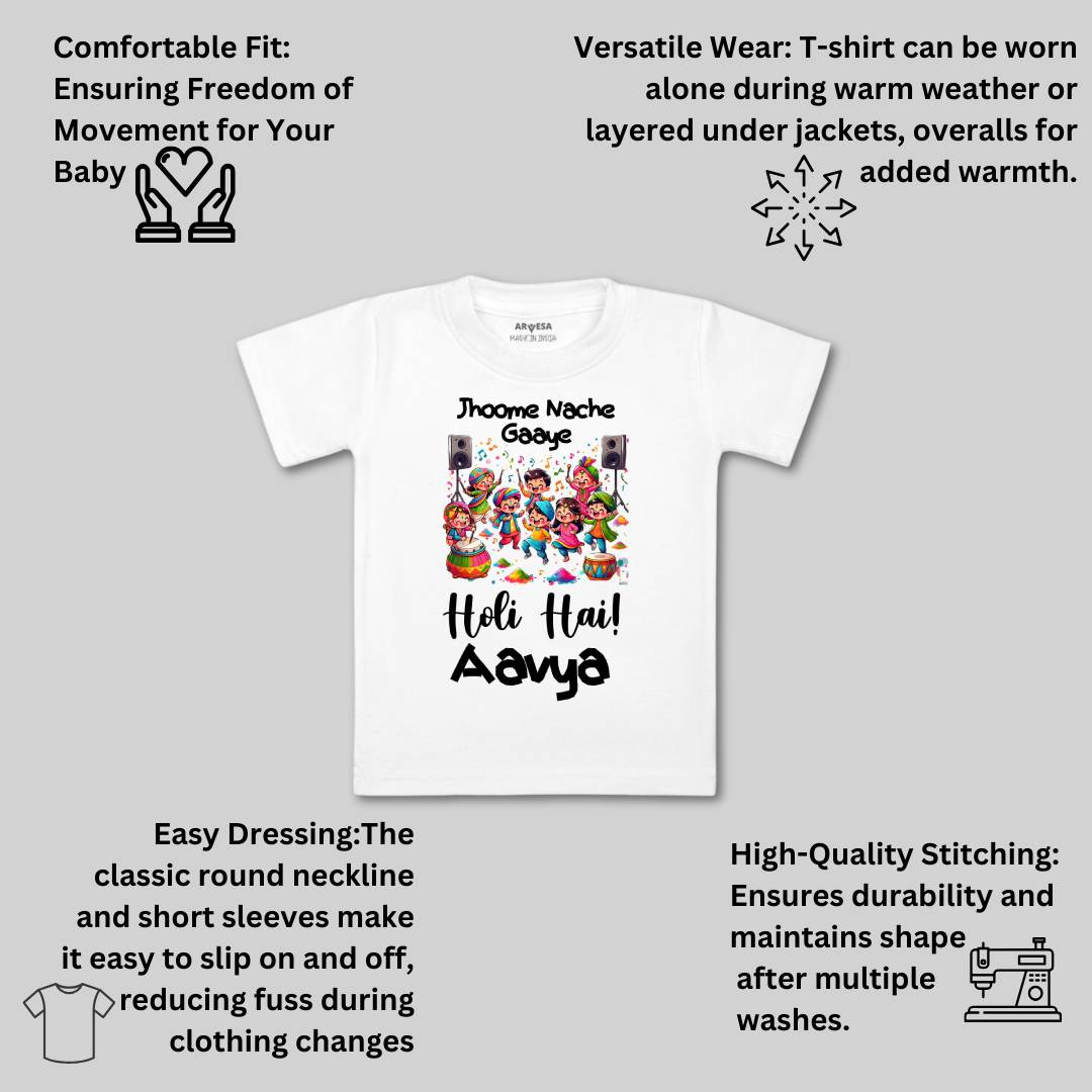Arvesa Holi Hai  Baby Boy & Girl Dress