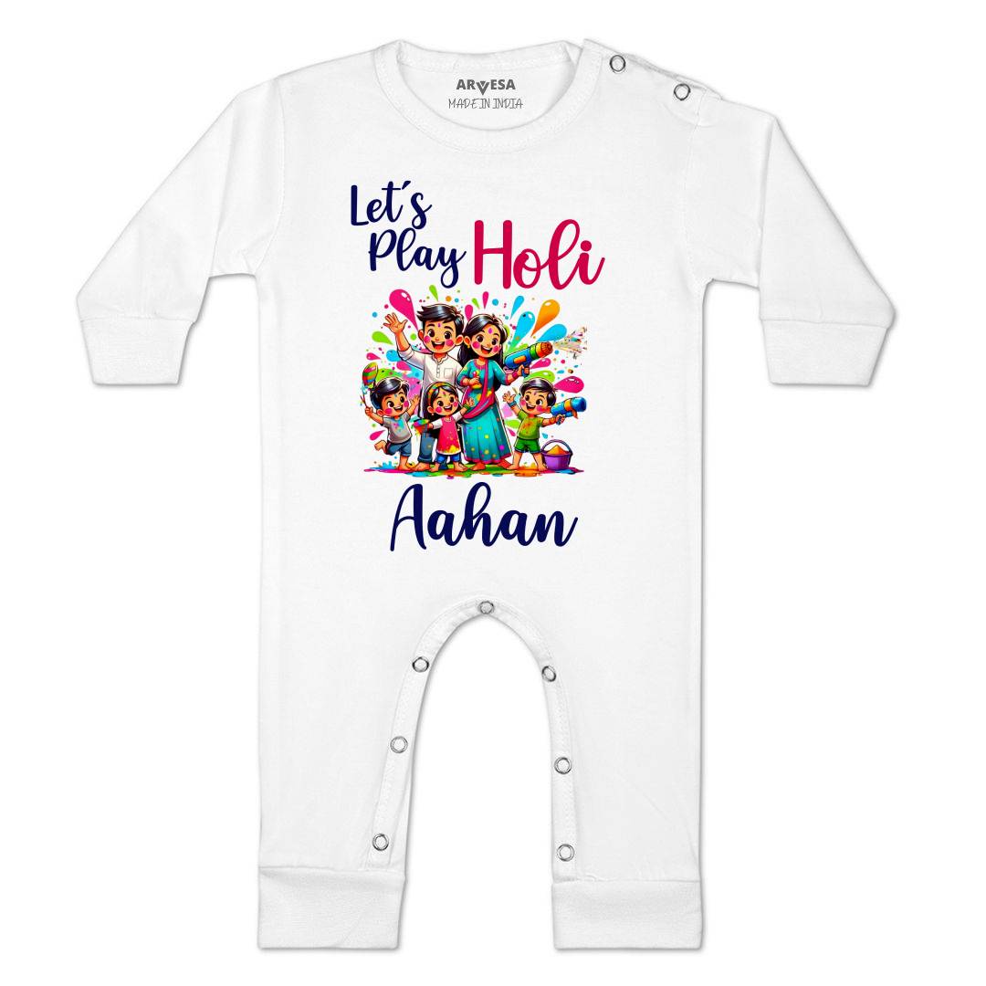 Arvesa Lets Play Holi  Baby Boy & Girl Dress