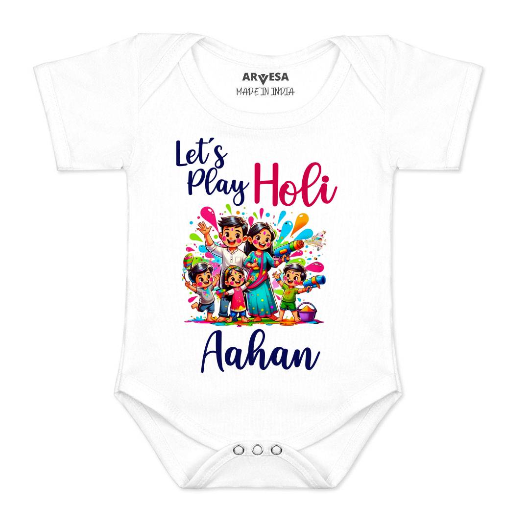 Arvesa Lets Play Holi  Baby Boy & Girl Dress