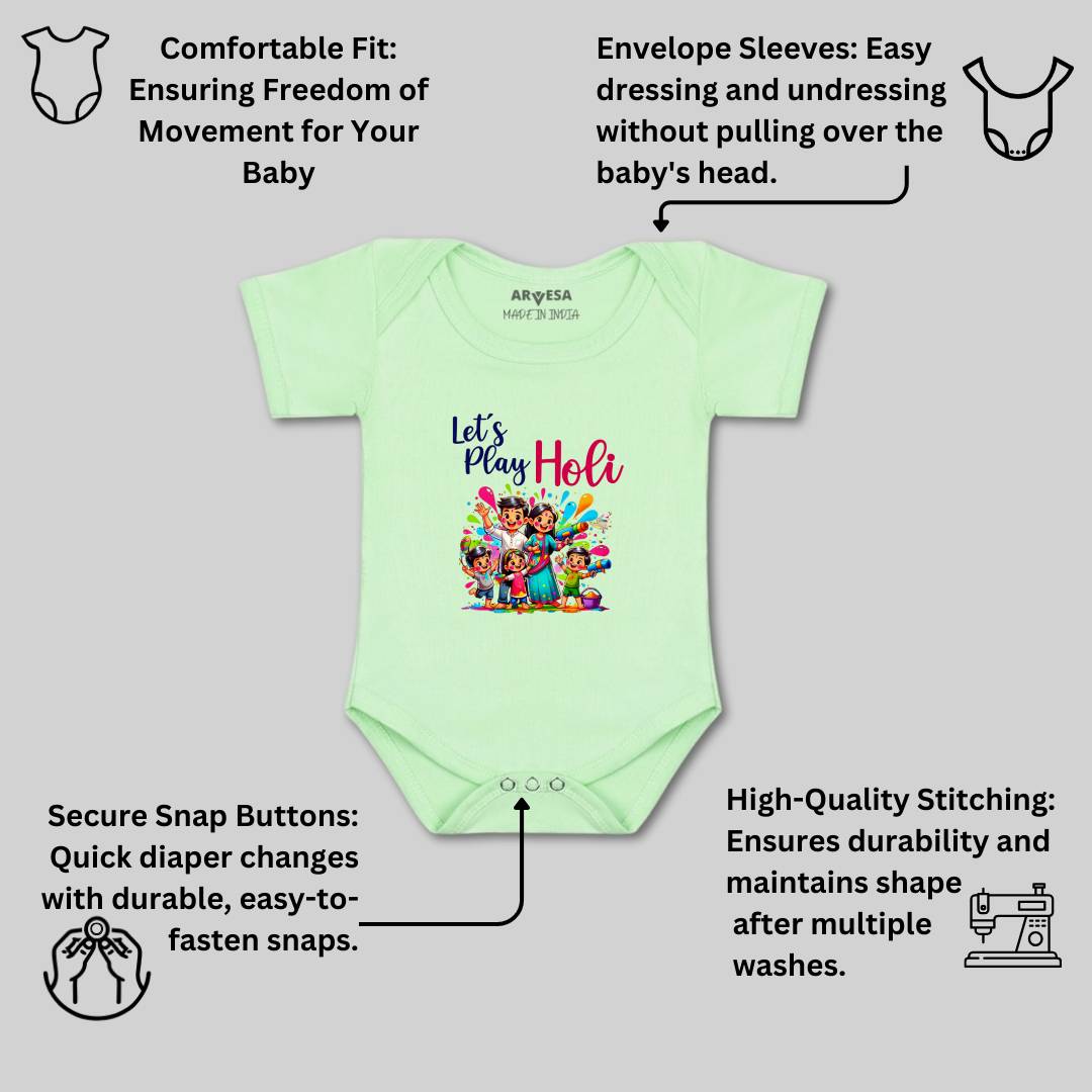 Arvesa Design-1560 Holi My First Baby Boy and Baby Girl Dress .