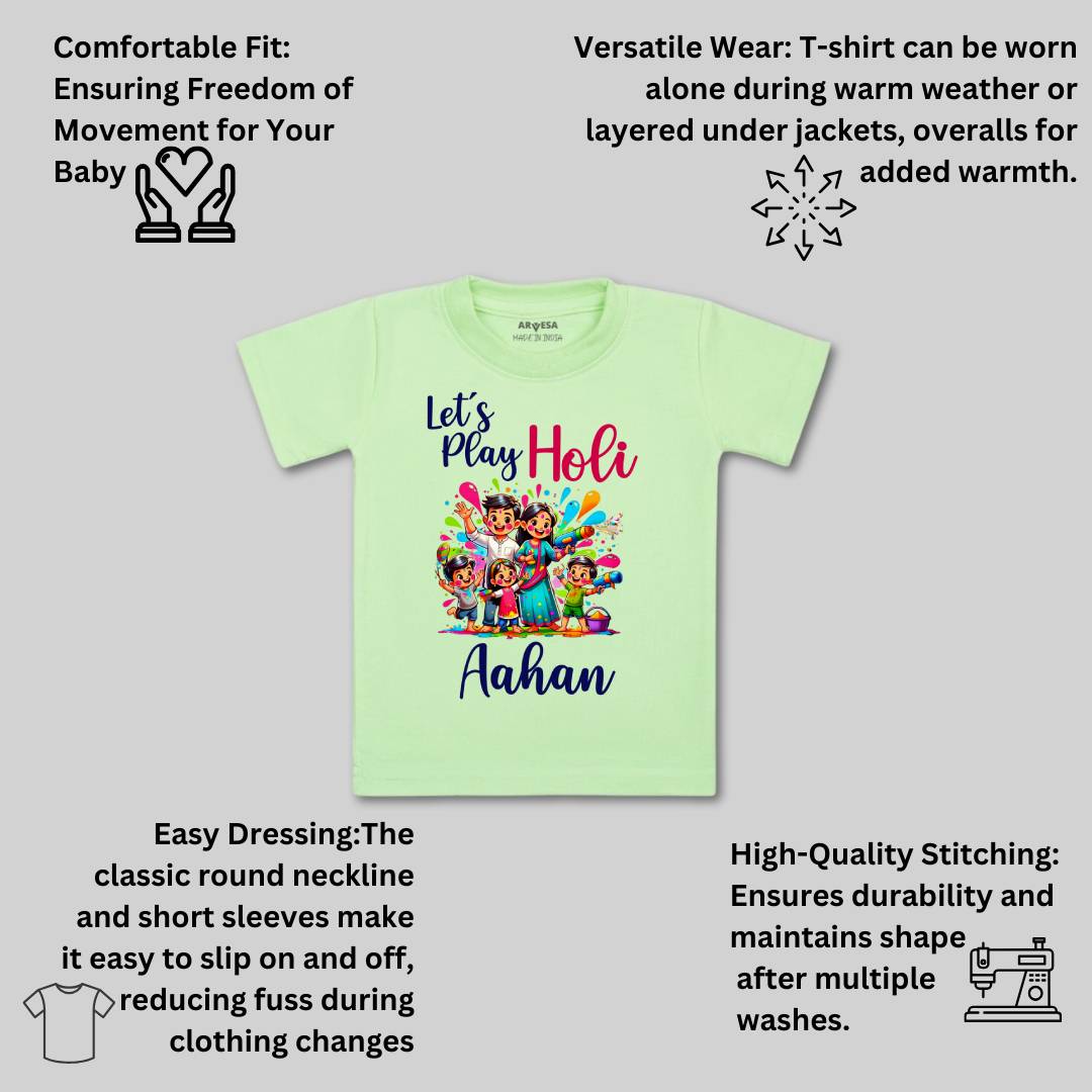 Arvesa Lets Play Holi  Baby Boy & Girl Dress