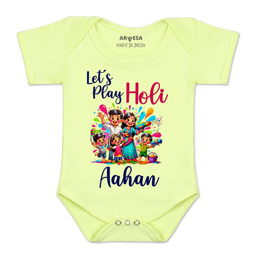 Arvesa Lets Play Holi  Baby Boy & Girl Dress