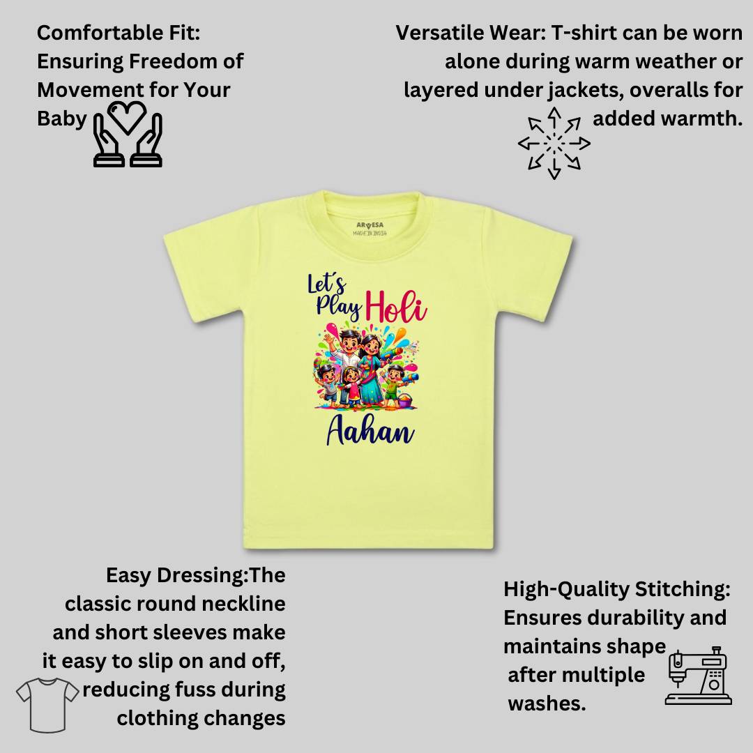 Arvesa Lets Play Holi  Baby Boy & Girl Dress
