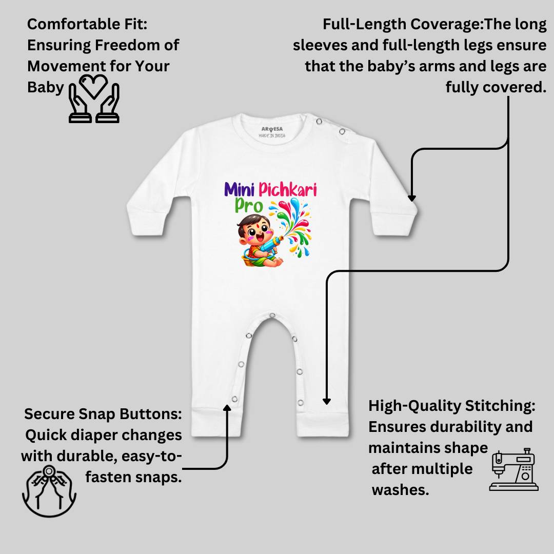 Arvesa Design-1561 Holi My First Baby Boy and Baby Girl Dress .