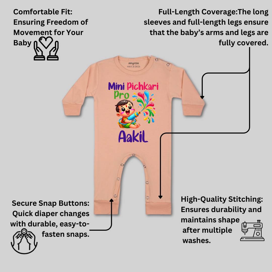 Arvesa Pichkari Pro  Baby Boy & Girl Dress